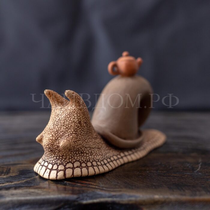 чайная игрушка питомец улитка Авсяников керамика глина ручная работа